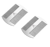 Peigne AhfuLife barbe en acier inoxydable prêt à l'emploi, durable et sans statique.