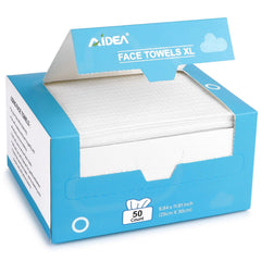 AIDEA XL lingettes visage jetables, douceur premium pour démaquillage et soin quotidien