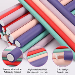 AIDUCHO cinq tailles de rouleaux, créativité coiffure variée sans chaleur