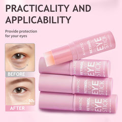 Aihatic Retinol Eye Balm Stick swatch showcasing creamy texture and hydration