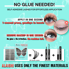 Kit extension cils AILAISHI 10-18 mm pour différents regards.