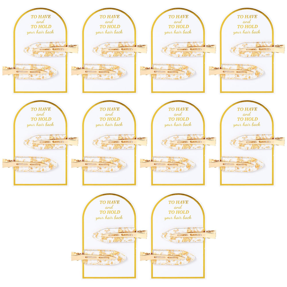 Barrette Aileam pour demoiselles-dhonneur glitter 20 pièces, maintien fiable et élégant.