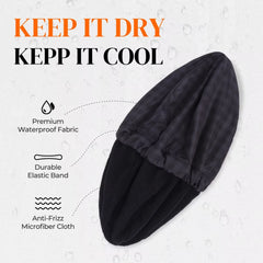 Bonnet Aileam imperméable avec doublure terry pour plus de douceur