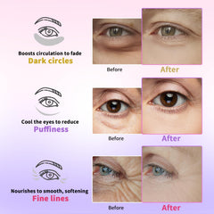 Masque yeux AILEORY 24K or pour éclat et luminosité