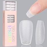Embouts coffins courts AILLSA avec finition mate pour une manucure rapide.