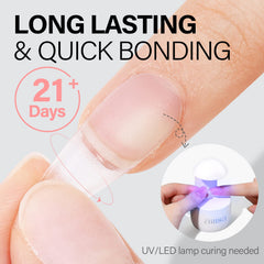 AILLSA gel extension ongles 15ml clair pour un effet naturel.
