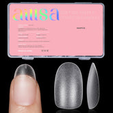 AILLSA onglets oval courts matte, pose rapide et durable.