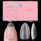 Ongles AILLSA tips amande courtes, application rapide et adhérence fiable.