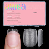 AILLSA tips d’ongles carrés extra-courts, ajustement rapide et durable.