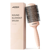 Brosse ronde AIMIKE Nano Ion Thermique pour un volume optimal pendant le brushing