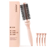 Brosse AIMIKE Rose Luxe ronde petite pour cheveux courts et volume