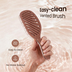 AIMIKE brosse ventilée dos ouvert favorise séchage rapide et hygiène.