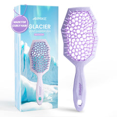 Brosse détanglante AIMIKE Glacier ouverte démêlant en douceur les boucles.