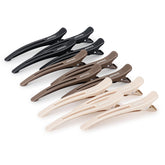 Pinces AIMIKE professionnelles marron antiderapantes pour coiffage precis.