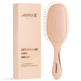 AIMIKE Rose Luxe démêlage: brosse rapide et douce pour cheveux fins.