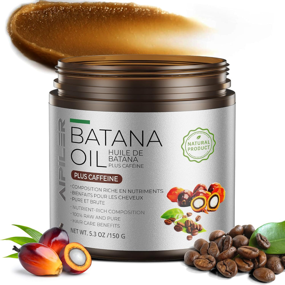 Flacon AIPILER Batana – huile pure, nourrissant les cheveux en profondeur.