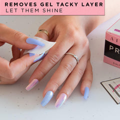 AirRE NAILS lingette hygiène ongulaire pour prévenir les résidus et lifting.