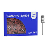 Bandes AIRSEE 180 grain, préparation précise des ongles naturels et artificiels.
