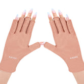 Gants AIRSEE anti-UV pour lampe manucure, protection pratique des mains.