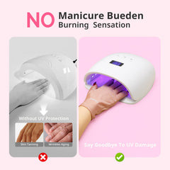 AIRSEE gants anti-UV, matière nylon-lycra douce et confortable.