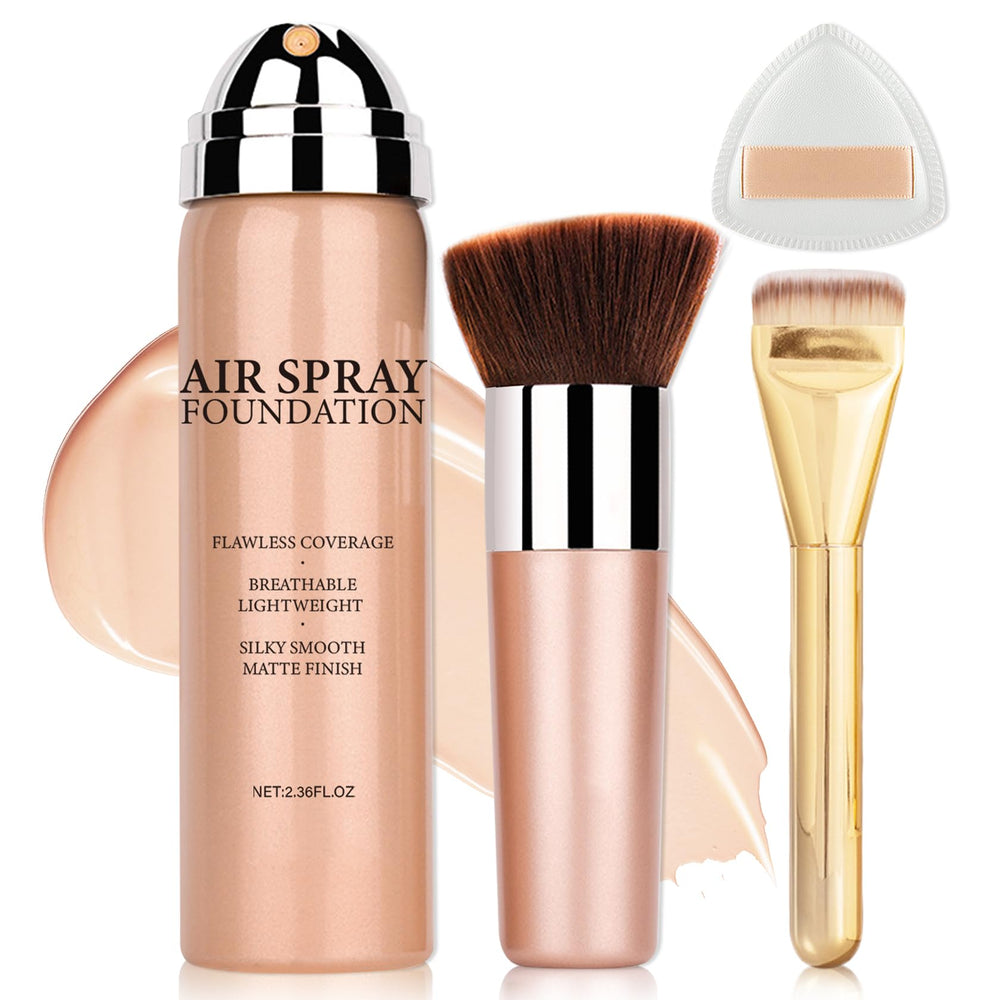 AIUEO Magic Minerals bottle showing feather-light coverage for a flawless finish