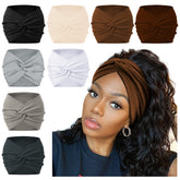 AKTVSHOW bandeau cheveux grand turban-noeud, style élégant pour sortir ou sport