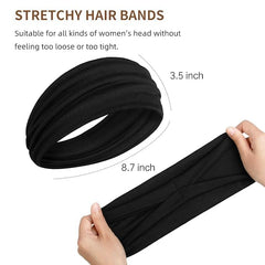 AKTVSHOW bandeau-cheveux doux et élastique reste confortable et respire.