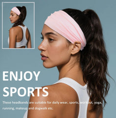 AKTVSHOW bandeau femme rose, ajoute une touche tendance durable.