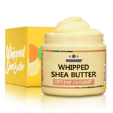 AKWAABA Beurre karité fouetté, texture crème coco qui fond rapidement sur la peau.