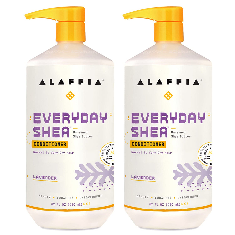 Alaffia EveryDay Shea Conditionneur — bouteille, hydratation quotidienne pour cheveux normaux à secs.