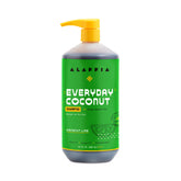 Alaffia EveryDay Shampoing Coco – bouteille, nettoyage doux et hydratation pour cheveux normaux à secs.