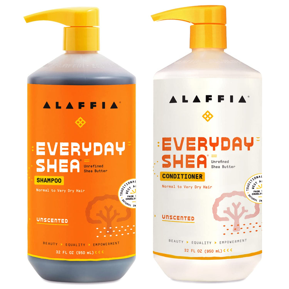 Shampooing EveryDay d'Alaffia – bouteille, nettoyage en douceur pour cheveux secs