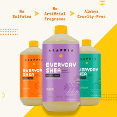Odeur lavande d'Alaffia créant ambiance spa à domicile