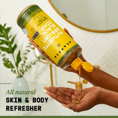 Alaffia Mousse nettoyante visage et corps: texture onctueuse purifie sans agresser la peau.