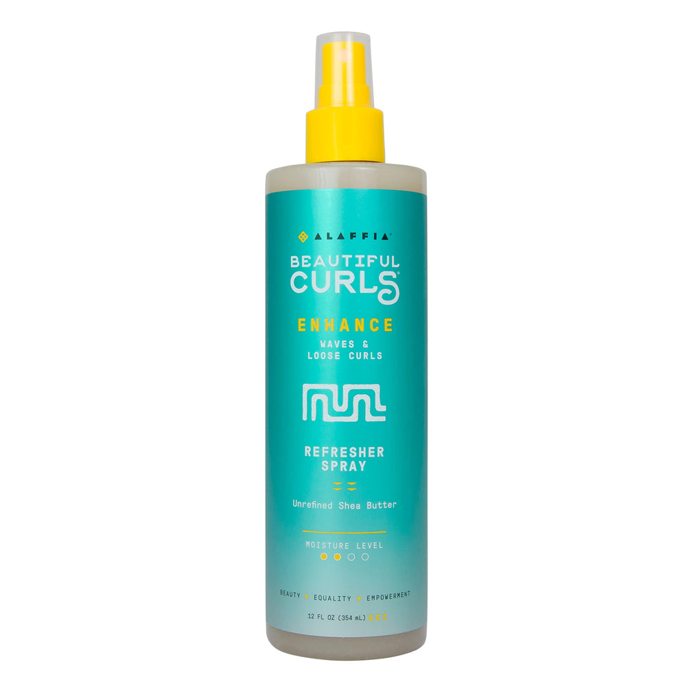 Alaffia rafraîchisseur boucles: bouteille pratique pour réactiver les boucles