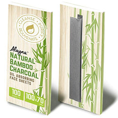 Alayna charbon bambou naturel – fibres douces pour nettoyer le visage.