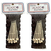 Rouleaux cheveux vintage ALAZCO, ensemble complet de 16 pièces pour volume durable.