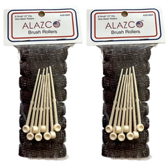 Rouleaux cheveux vintage ALAZCO, ensemble complet de 16 pièces pour volume durable.