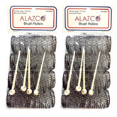 ALAZCO rouleaux-cheveux vintage XL ensemble pour boucles volumineuses et naturelles.