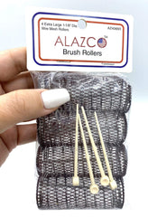 ALAZCO rouleaux-coiffure avec ressorts robustes offrent maintien et structure.