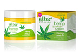 Crème Nuit Alba Botanica Hemp Goodnight, flacon élégant prêt pour l'hydratation.