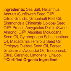 Huile macadamia Alba Botanica offrant douceur et nutrition après exfoliation.