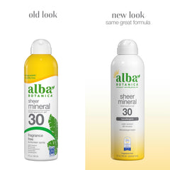 Ingrédients d'Alba Botanica: aloe vera et huiles nourrissantes