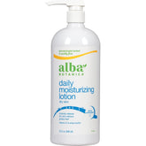 Lotion Alba Botanica Very Emollient Maximum, bouteille 32 oz, hydratation longue durée pour peau sèche.