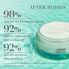 Barrière renforcée: Crème Nuit Algenist GENIUS avec céramides alguronique.