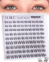 ALICE cils groupes naturels avec bande invisible pour un regard discret et frais.