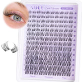 ALICE wispy lash clusters avec bande invisible pour un regard naturel et confortable.
