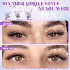 ALICE colle et scellant pour une tenue durable des cils