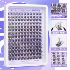 ALICE application rapide, 4-6 groupes par œil pour un effet naturel.