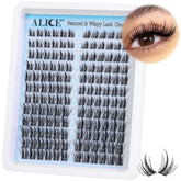 ALICE Lash Clusters: ensemble naturel et design pointe pour un regard captivant.